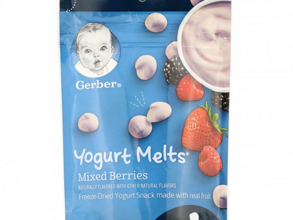 Gerber, Graduates, Yogurt Melts, от 8 месяцев, смесь ягод, 28 г (1,0 унция)