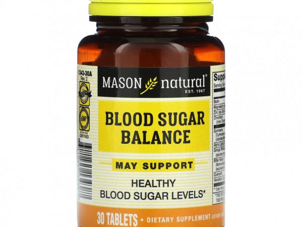 Mason Natural, Blood Sugar Balance, 30 таблеток