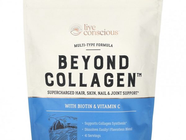 Live Conscious, Beyond Collagen, с биотином и витамином C, 427 г (15 унций)