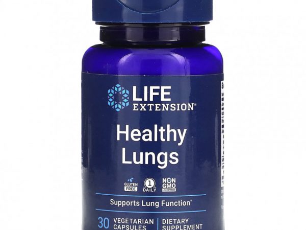 Life Extension, Healthy Lungs, 30 вегетарианских капсул