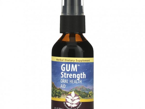 WishGarden Herbs, Gum Strength, средство для ухода за полостью рта, 59 мл (2 жидк. Унции)