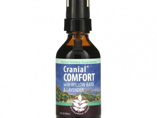WishGarden Herbs, Cranial Comfort с корой ивы и лавандой, 59 мл (2 жидк. Унции)