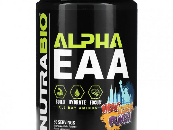 Nutrabio Labs, Alpha EAA, New York Punch, 438 г (0,97 фунта)