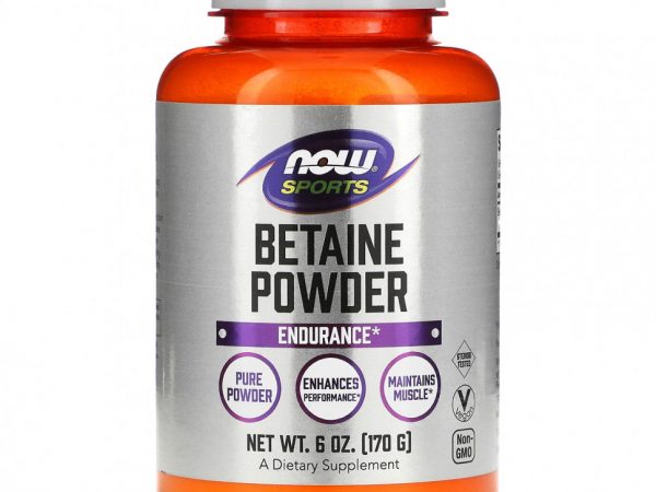 NOW Foods, Sports, бетаин в порошке, 170 г (6 унций)