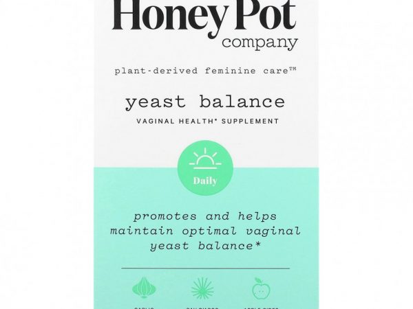 The Honey Pot Company, Дрожжевой баланс, 60 капсул