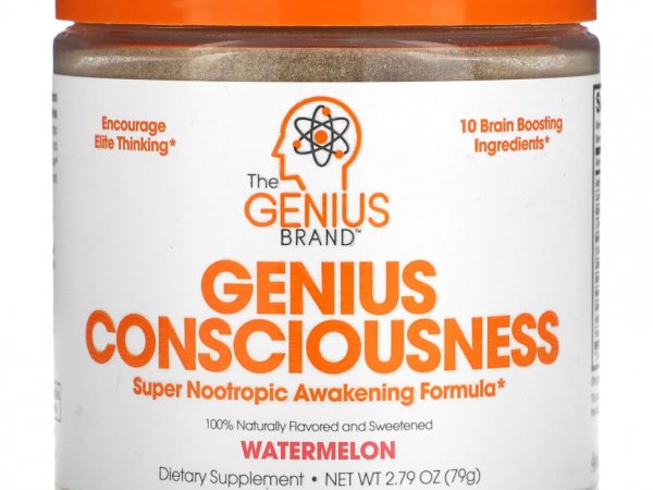 The Genius Brand, Genius Consciousness, арбуз, 79 г (2,79 унции)