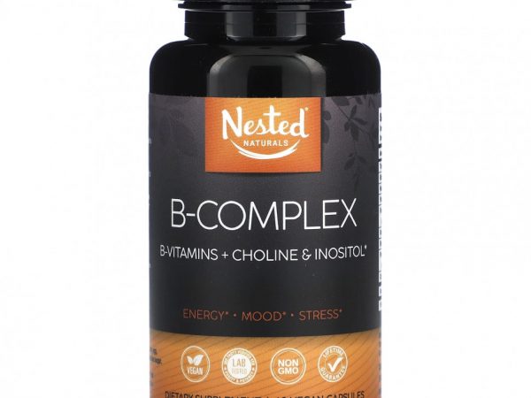 Nested Naturals, B-Complex, 60 веганских капсул