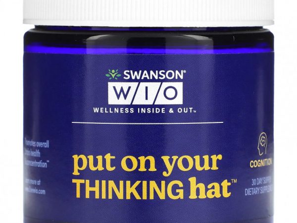 Swanson WIO, Put On Your Thinking Hat, 30 вегетарианских капсул