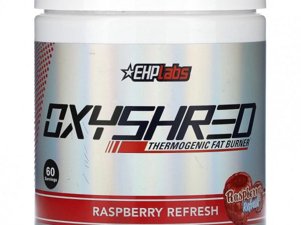 EHPlabs, Oxyshred, термогенное средство для сжигания жира, малиновое освежение, 318 г (11,2 унции)