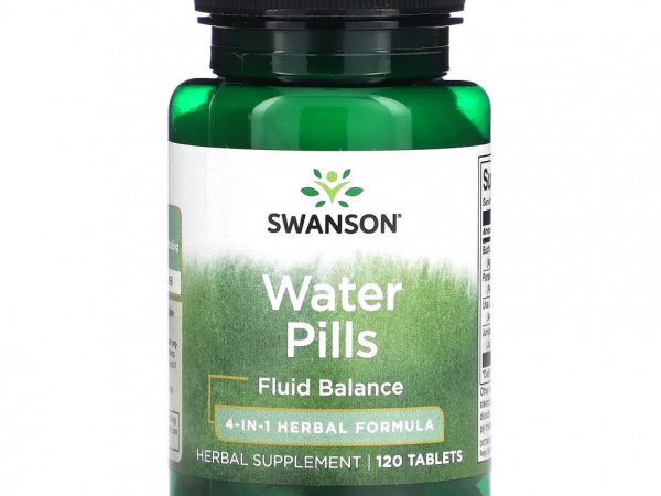 Swanson, Water Pills, 120 таблеток