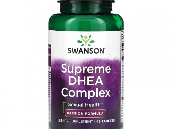 Swanson, Supreme DHEA Complex, 45 таблеток