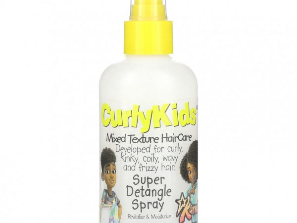 CurlyKids, Спрей Super Detangle, 180 мл (6 жидк. Унций)