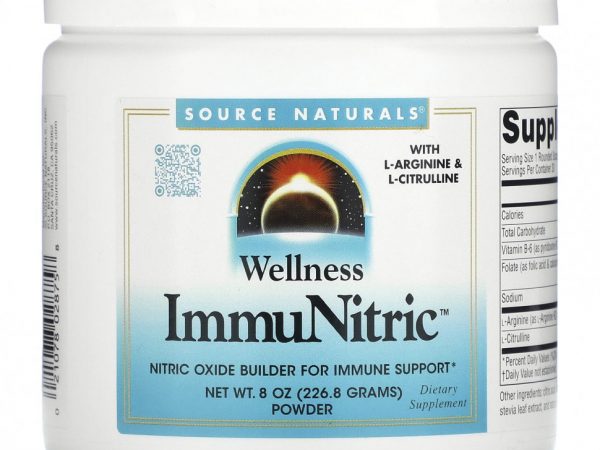 Source Naturals, Wellness, ImmuNitric в порошке, 226,8 г (8 унций)