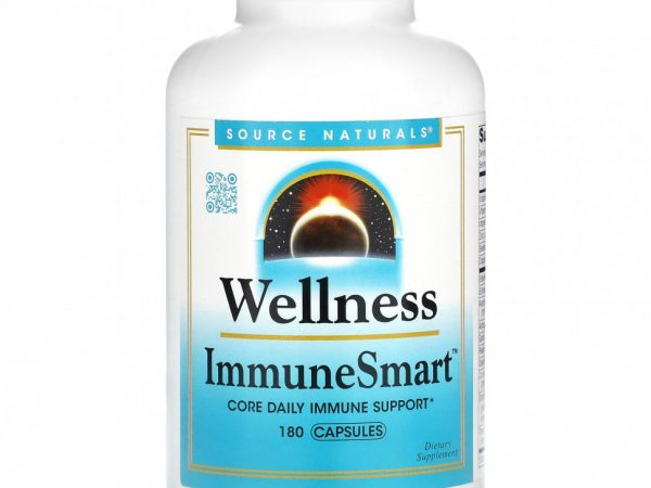 Source Naturals, Wellness, ImmuneSmart`` 180 капсул