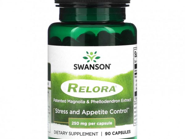 Swanson, Relora, 250 мг, 90 капсул
