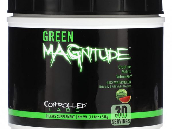 Controlled Labs, Green Magnitude, Creatine Matrix Volumizer, сочный арбуз, 336 г (11,8 унции)
