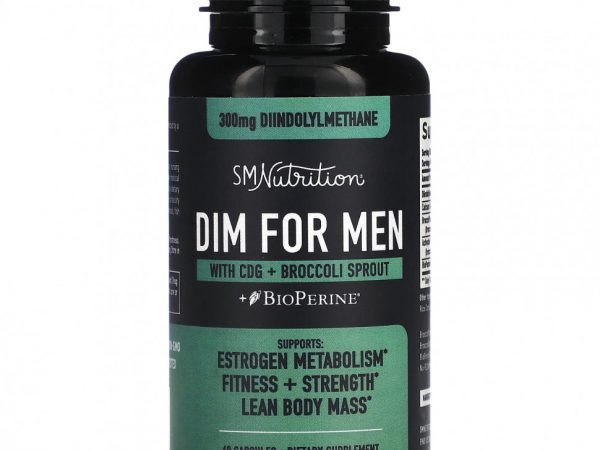 SMNutrition, DIM для мужчин, 300 мг, 60 капсул