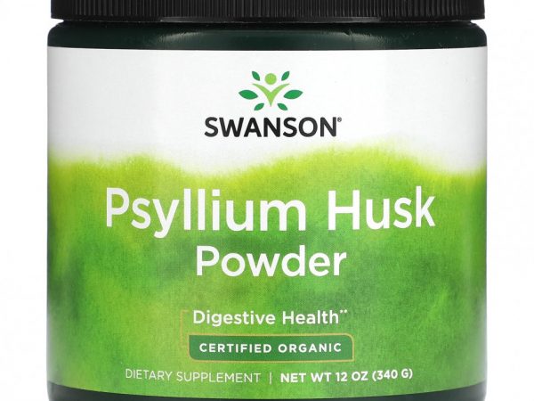 Swanson, Порошок из шелухи семян подорожника, 340 г (12 унций)