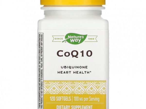 Nature's Way, Коэнзим Q10, 100 мг, 120 мягких таблеток