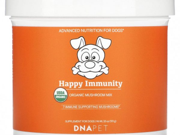Codeage, Happy Immunity, смесь органических грибов, для собак, 101 г (3,5 унции)