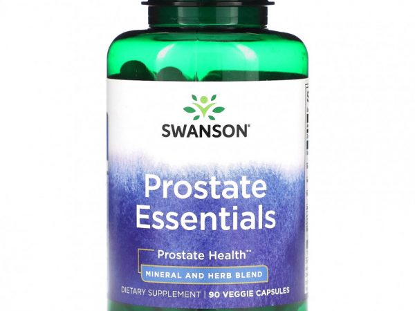 Swanson, Prostate Essentials, 90 растительных капсул