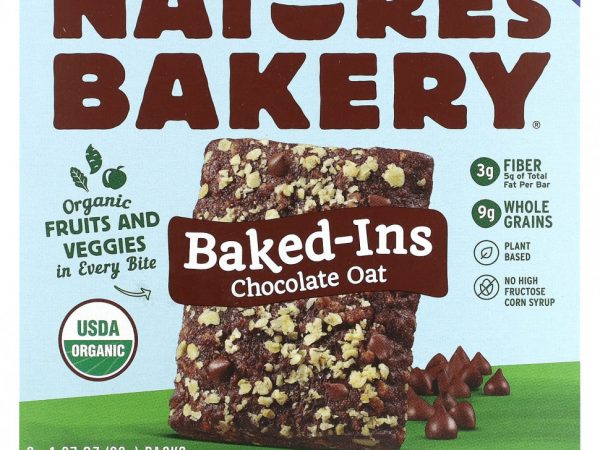 Nature's Bakery, Baked-In, овсяный шоколад, 6 пакетиков по 36 г (1,27 унции)