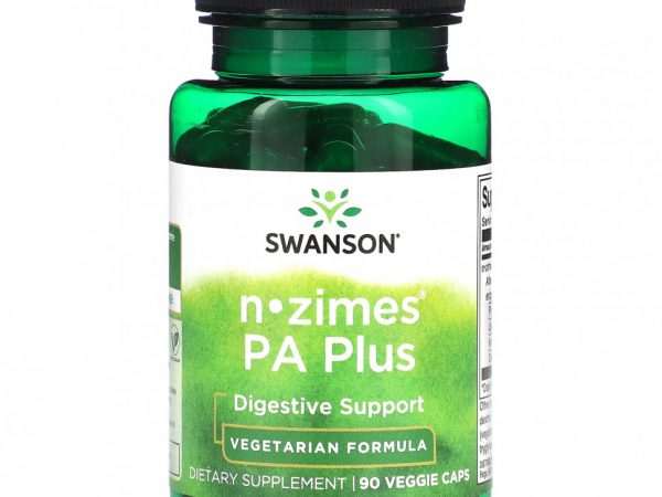 Swanson, N-Zimes PA Plus, 90 вегетарианских капсул