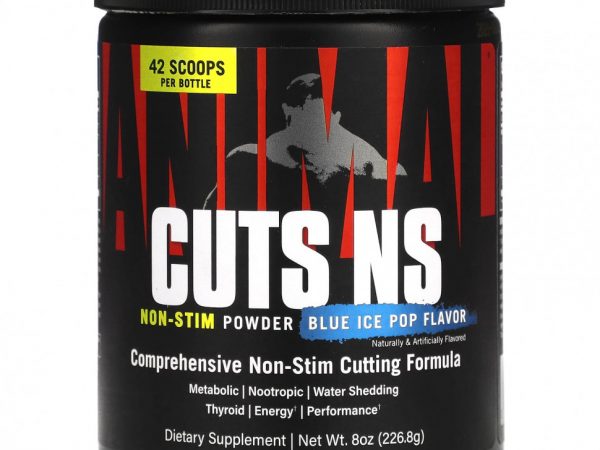 Animal, Animal, Cuts NS Non-Stim, порошок с голубым льдом, 226,8 г (8 унций)