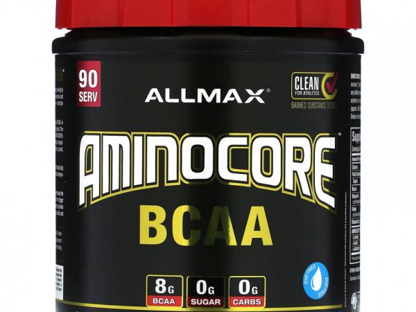 ALLMAX, AMINOCORE BCAA, голубая малина, 945 г (2,1 фунта)