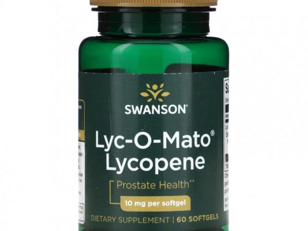 Swanson, Lyc-O-Mato, ликопин, 10 мг, 60 мягких таблеток