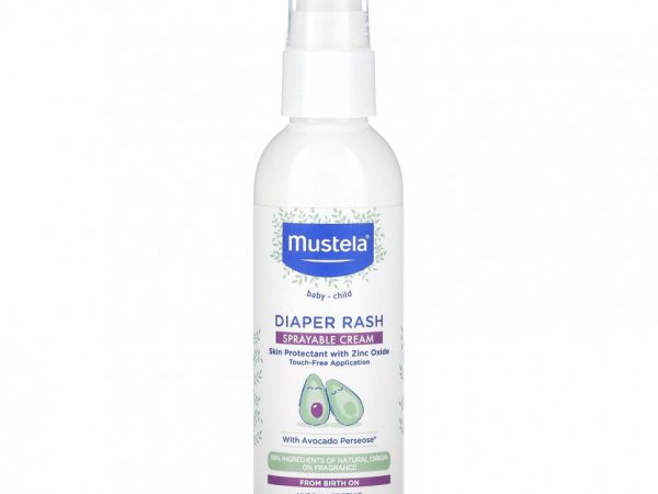 Mustela, Diaper Rash, спрей, без отдушек, 88 мл (3 жидк. Унции)