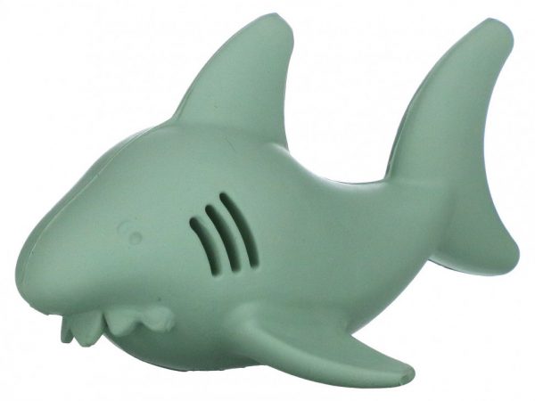 Begin Again Toys, Bath Bath Pals, игрушки для ванны из натурального каучука, акула, от 2 месяцев, 1 штука