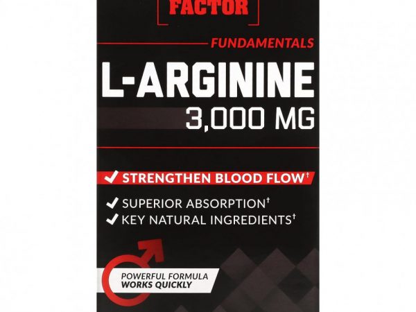 Force Factor, L-аргинин, 600 мг, 150 капсул