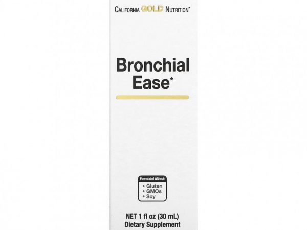 California Gold Nutrition, Bronchial Ease, 30 мл (1 жидк. унция)
