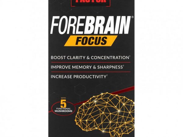 Force Factor, Forebrain Focus, 60 растительных капсул