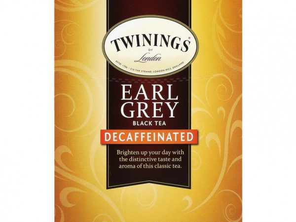 Twinings, Черный чай Earl Grey, без кофеина, 24 капсулы, по 3,2 г (0,11 унции)