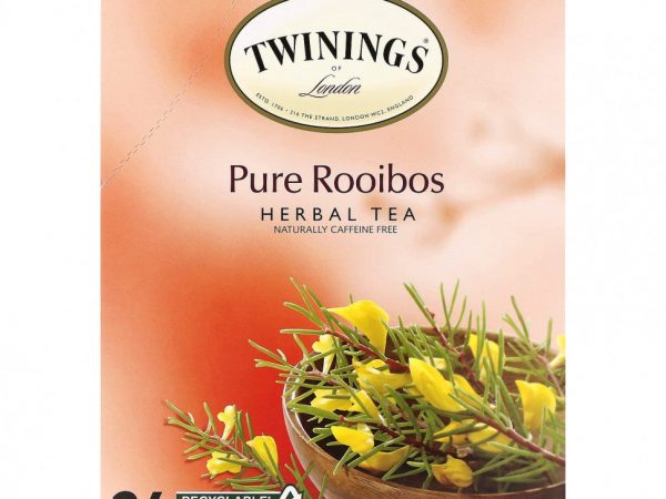 Twinings, Herbal Tea, чистый ройбуш, без кофеина, 24 чашки по 3,3 г (0,12 унции)