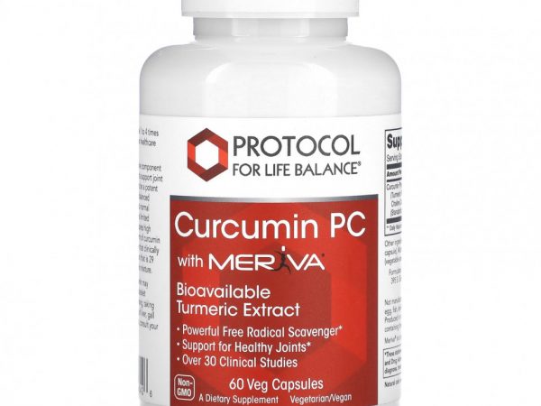 Protocol for Life Balance, Curcumin PC with Meriva, 60 растительных капсул