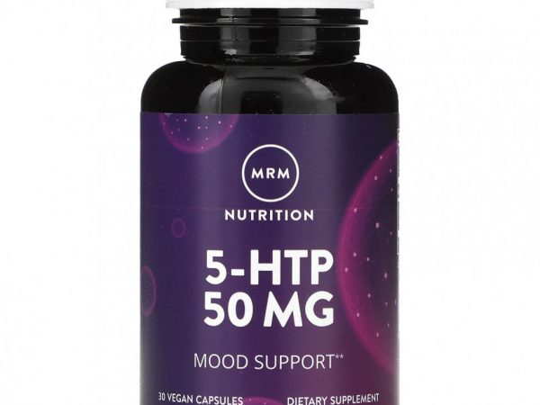 MRM Nutrition, 5-HTP, 50 мг, 30 веганских капсул