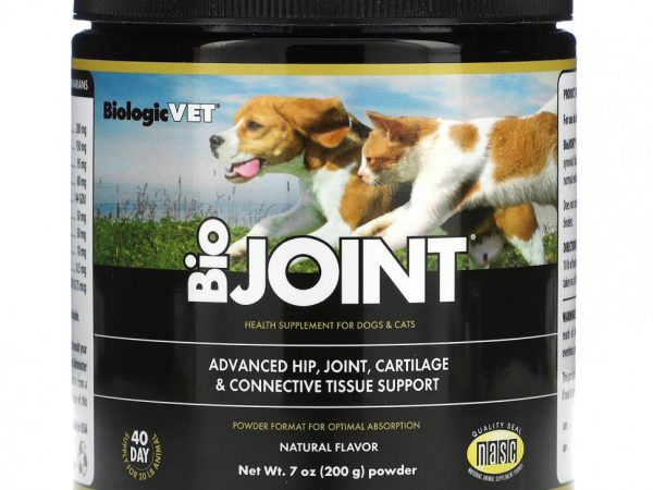 Flora, BiologicVet, BioJoint, для собак и кошек, натуральный, 200 г (7 унций)