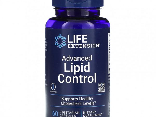 Life Extension, Advanced Lipid Control, 60 вегетарианских капсул
