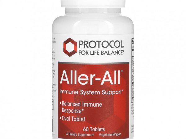 Protocol for Life Balance, Aller-All, поддержка иммунной системы, 60 таблеток