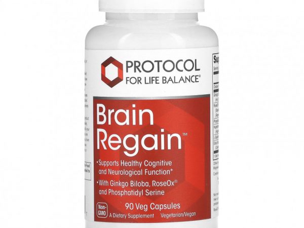 Protocol for Life Balance, Brain Regain, 90 растительных капсул