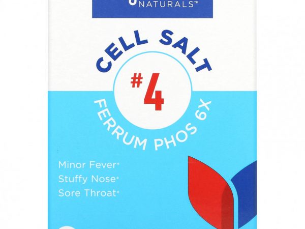 Hyland's, Cell Salt # 4, Ferrum Phos 6X, 100 быстрорастворимых одиночных таблеток