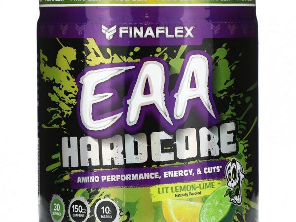Finaflex, EAA Hardcore, лимон и лайм, 402 г (14,2 унции)