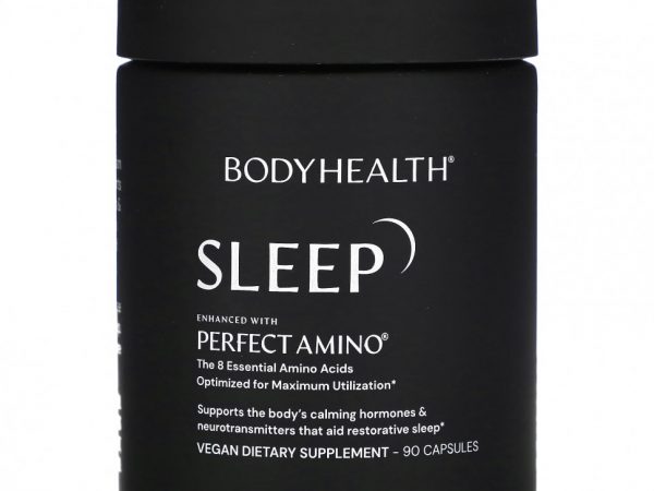 BodyHealth, Sleep, улучшенный с помощью Perfect Amino, 90 капсул
