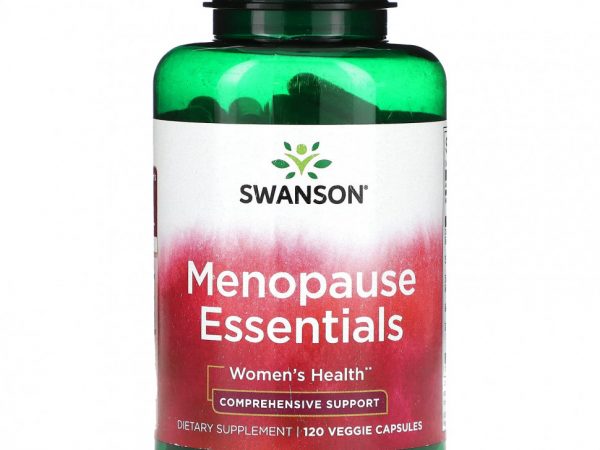 Swanson, Menopause Essentials, 120 растительных капсул