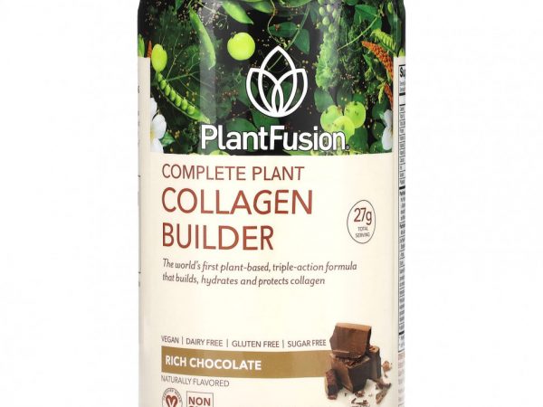 PlantFusion, Complete Plant Collagen Builder, насыщенный шоколад, 324 г (11,43 унции)