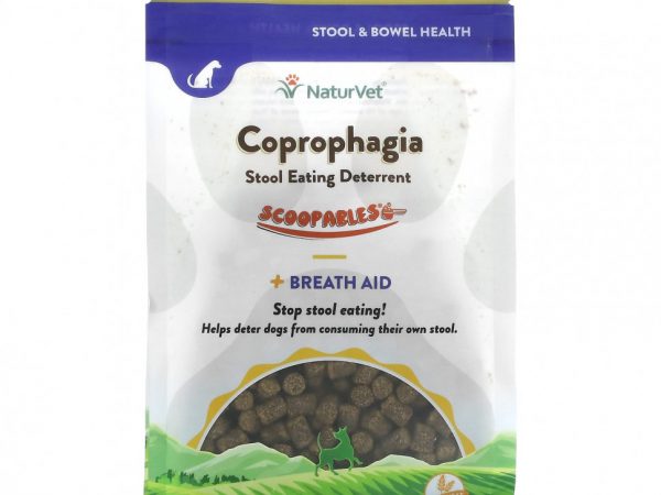 NaturVet, Scoopables, Coprophagia, средство для предотвращения переедания стула и облегчения дыхания, для собак, бекон, 315 г (11 унций)