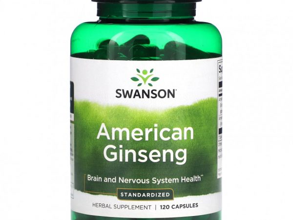 Swanson, Американский женьшень, 120 капсул
